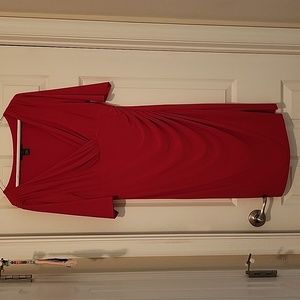 A Ralph Lauren red dress